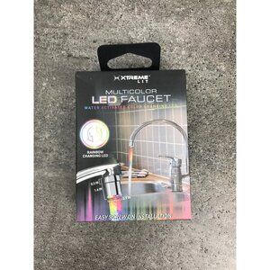 Extreme LIT LED Faucet Multicolor  Water Activated Color Changing